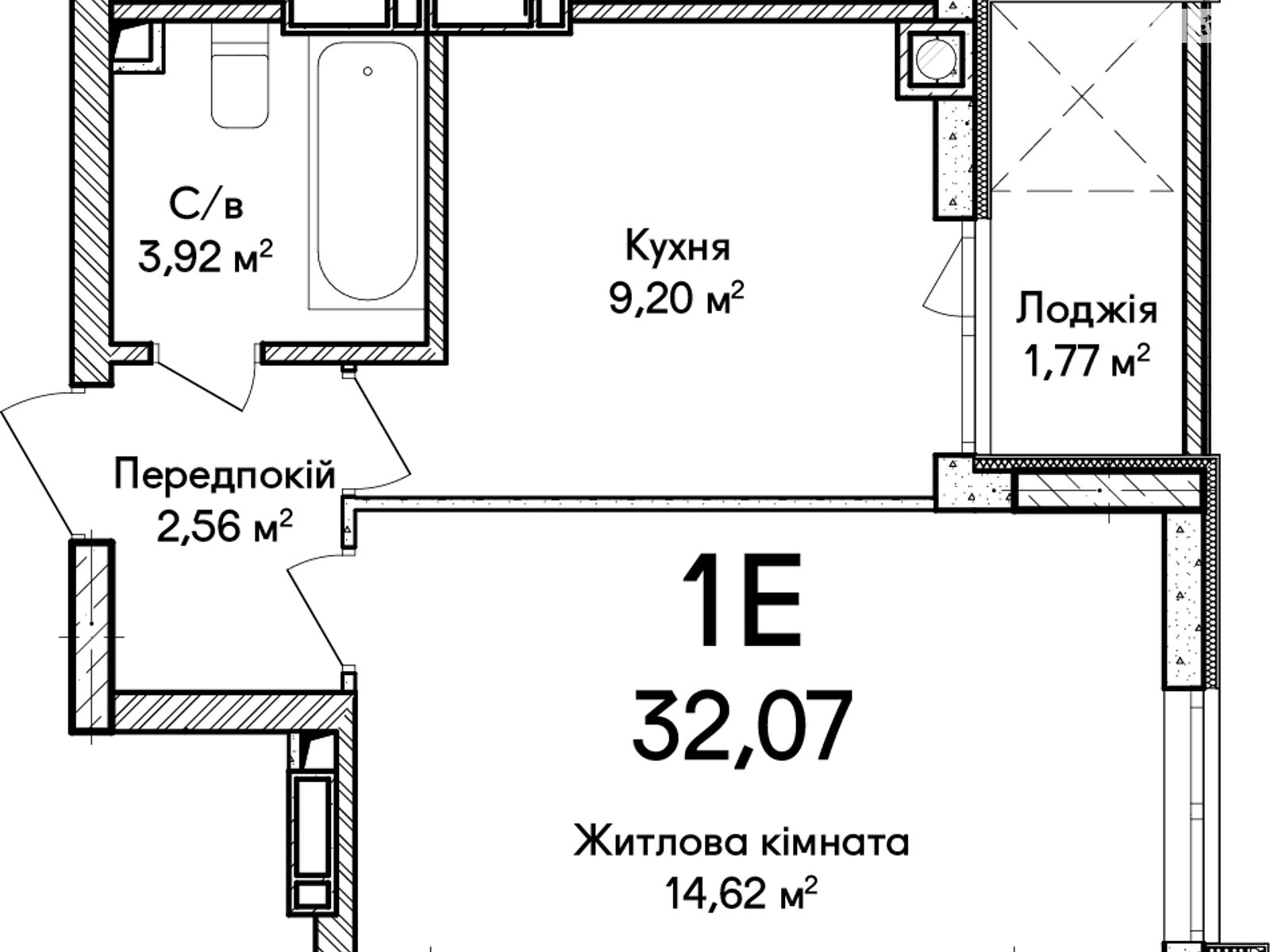 Продажа однокомнатной квартиры в Ирпене, на ул. Ольги Кобылянской 1В/19, район Ирпень фото 1