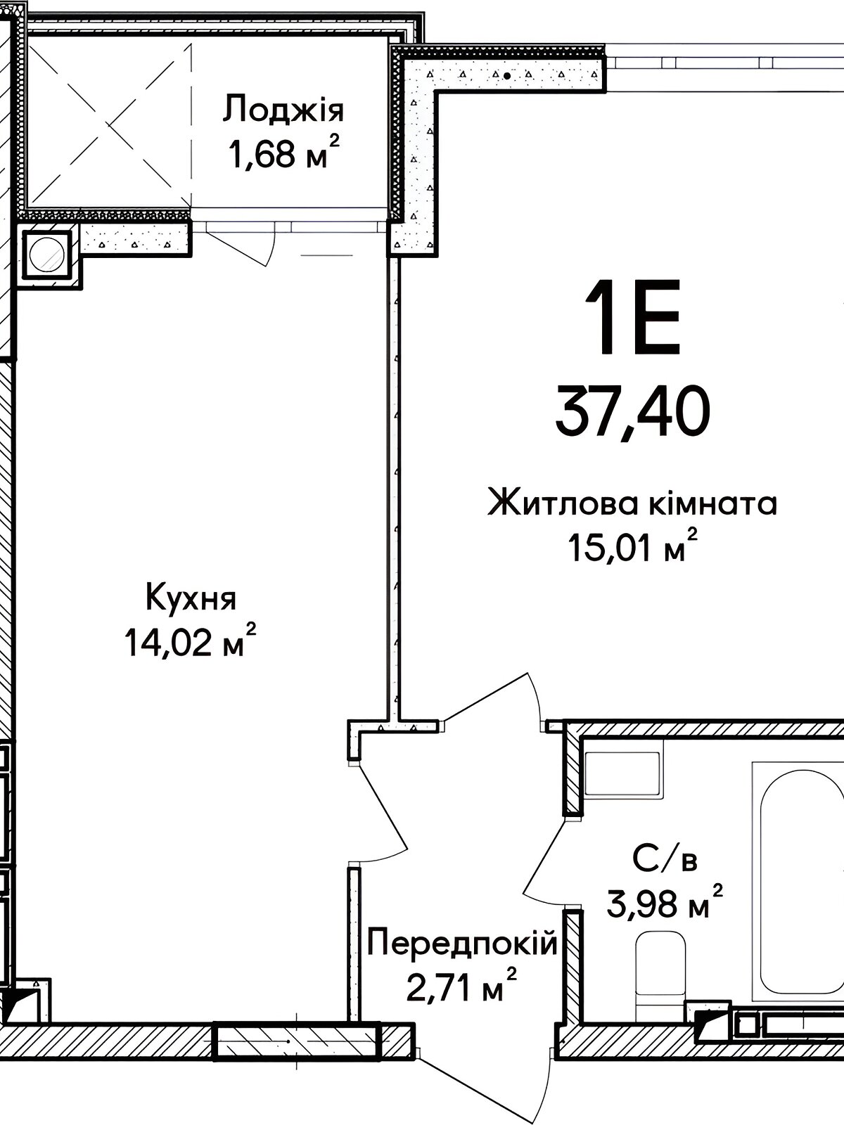 Продаж однокімнатної квартири в Ірпені, на вул. Ольги Кобилянської 1В/28, район Ірпінь фото 1 Продаж однокімнатної квартири в Ірпені, на вул. Ольги Кобилянської 1В/28, район Ірпінь фото 1