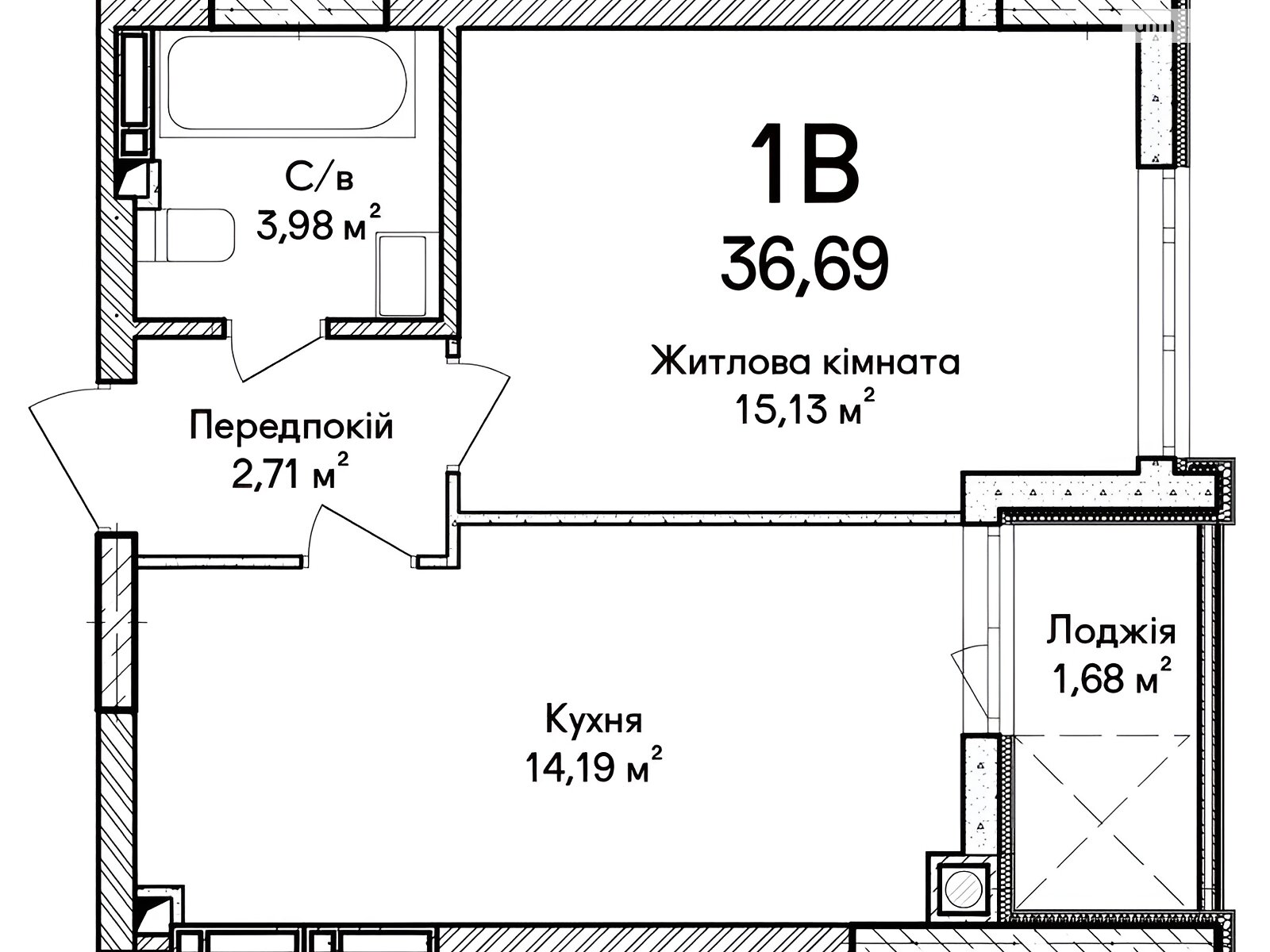 Продаж однокімнатної квартири в Ірпені, на вул. Ольги Кобилянської 28, кв. 15, район Ірпінь фото 1 Продаж однокімнатної квартири в Ірпені, на вул. Ольги Кобилянської 28, кв. 15, район Ірпінь фото 1