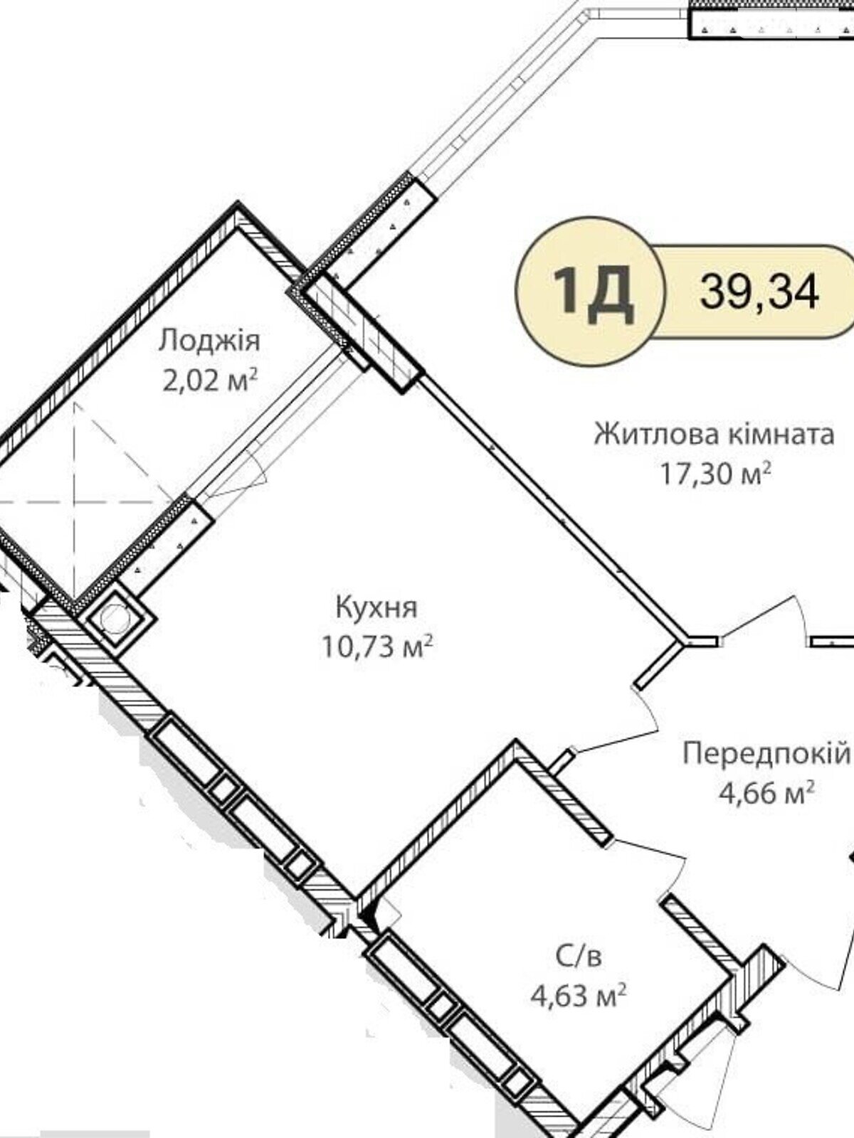 Продажа однокомнатной квартиры в Ирпене, на ул. Озерная 73, район Ирпень фото 1