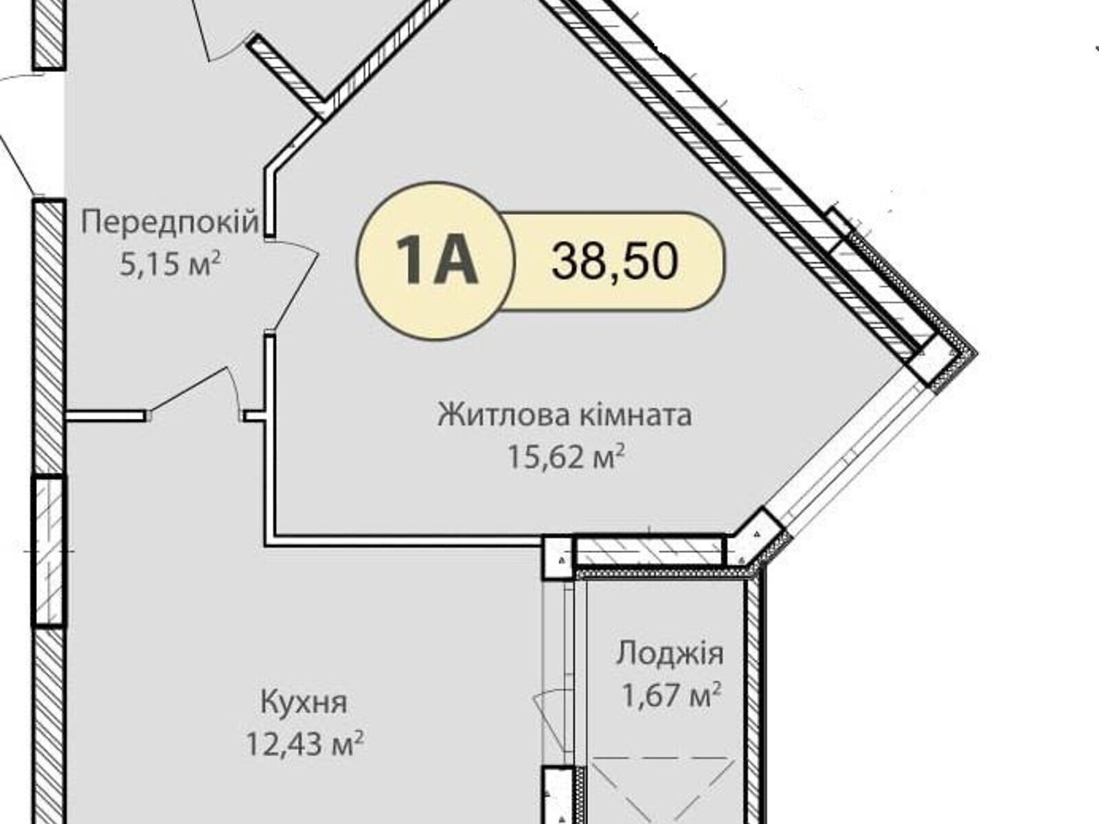 Продаж однокімнатної квартири в Ірпені, на вул. Озерна 76, район Ірпінь фото 1