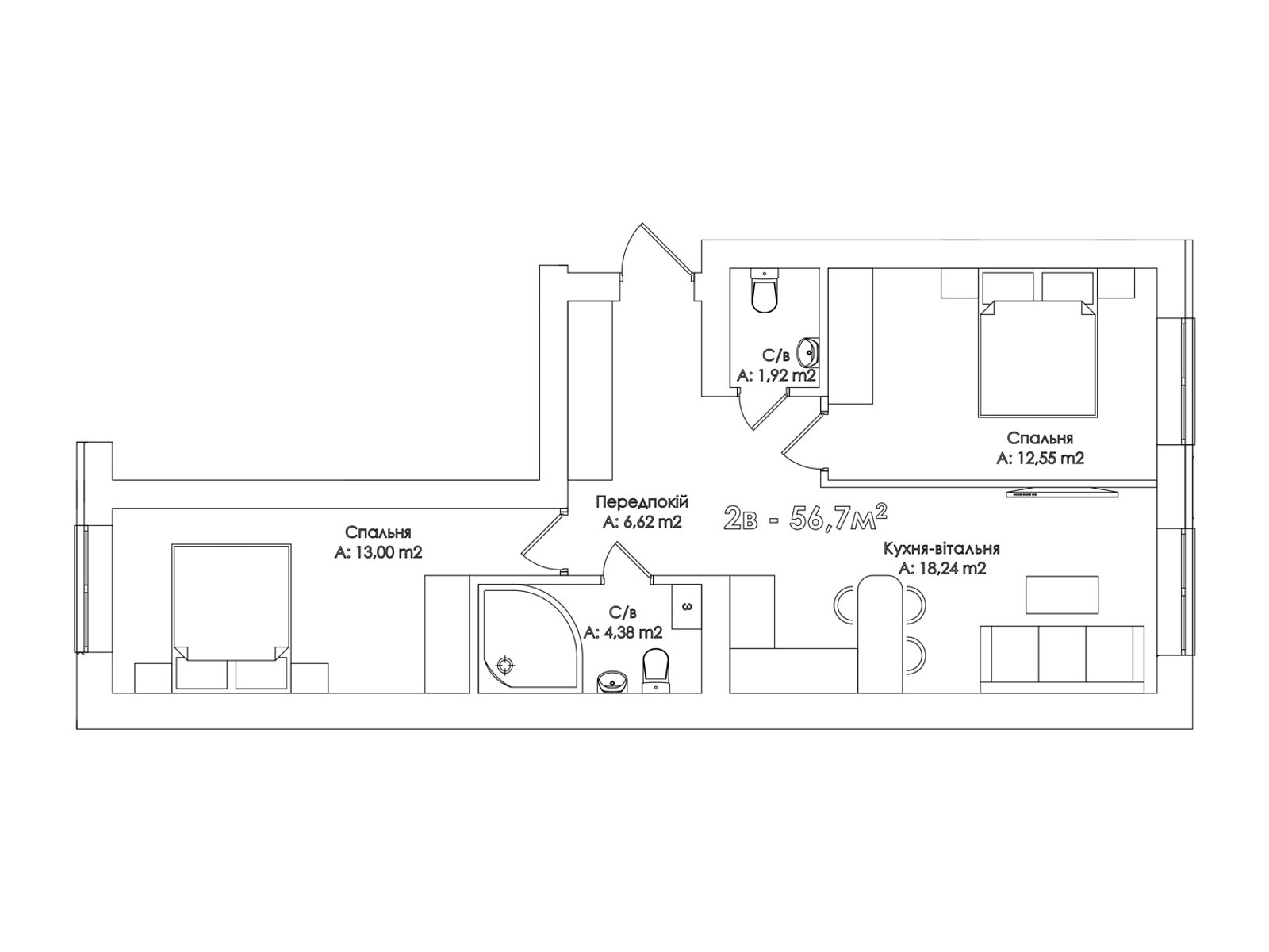 Продажа двухкомнатной квартиры в Ирпене, на ул. Соборная 32, район Ирпень фото 1