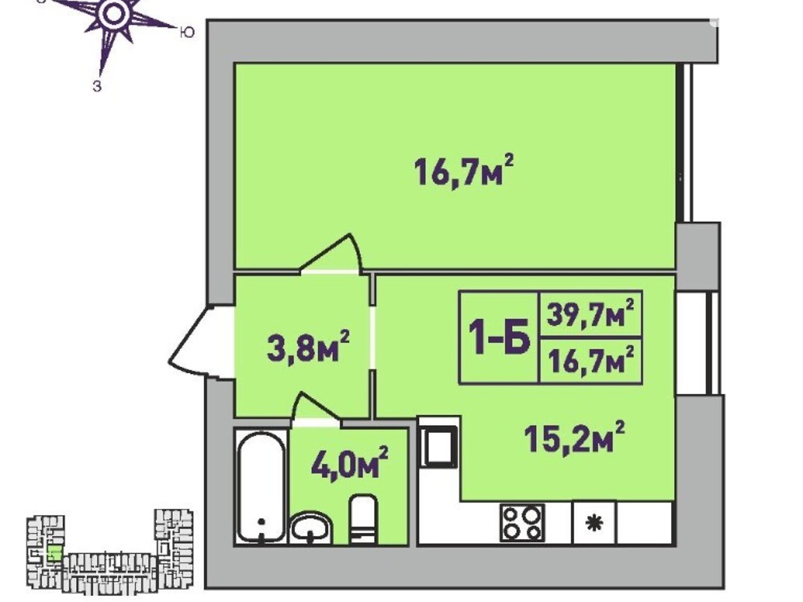 Продажа однокомнатной квартиры в Ирпене, на ул. Соборная 122, район Ирпень фото 1