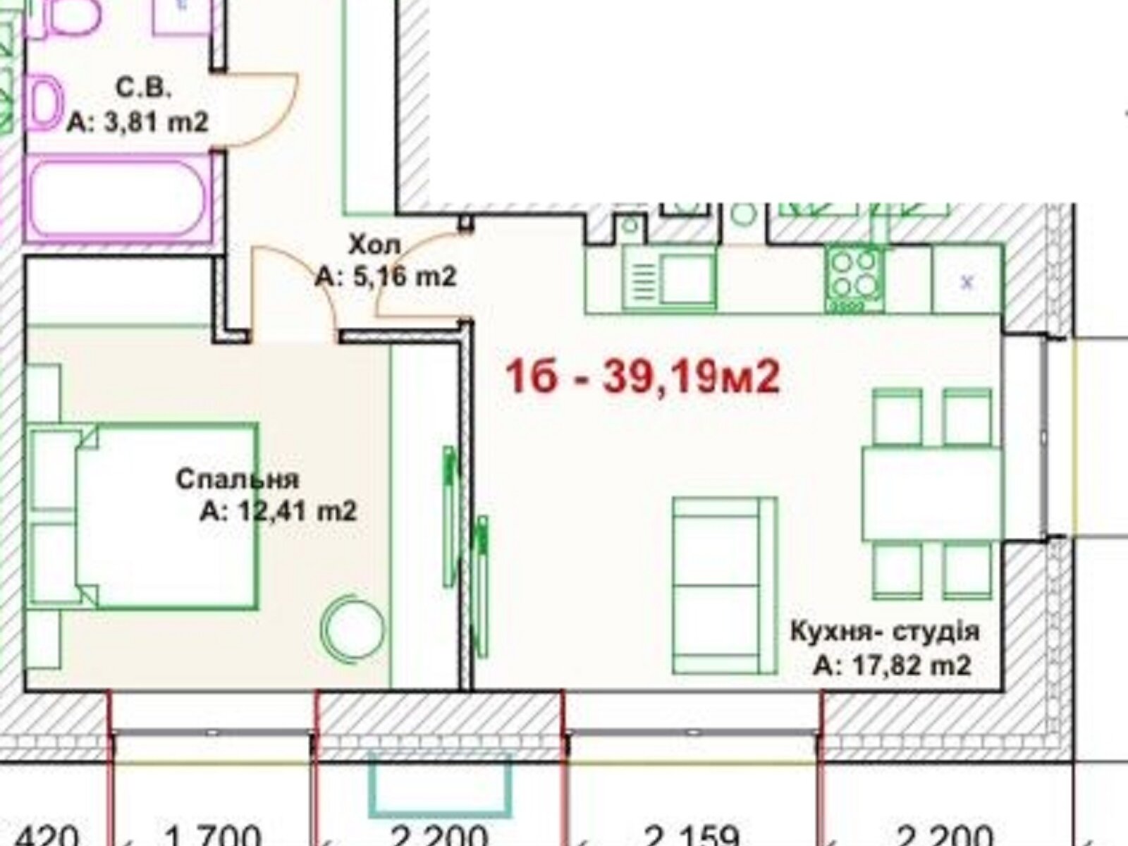 Продаж однокімнатної квартири в Ірпені, на вул. Троїцька 15, кв. 31, район Ірпінь фото 1