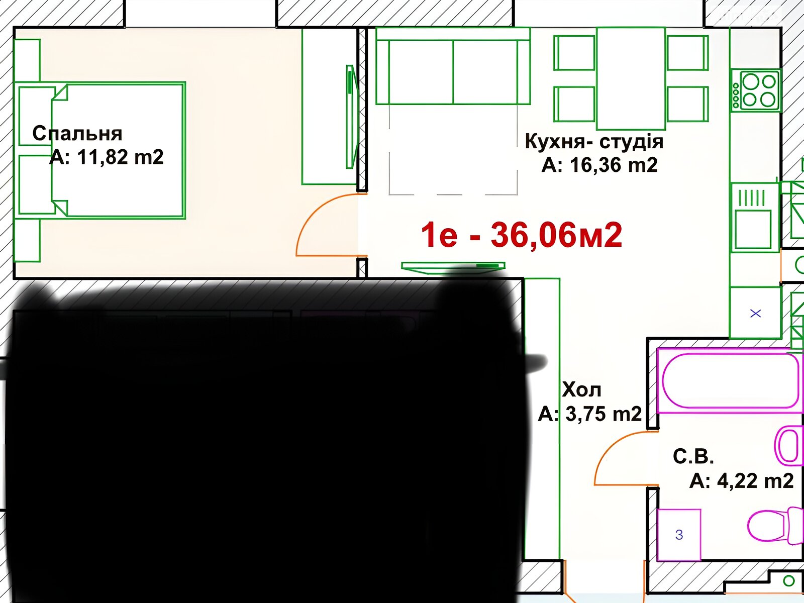 Продаж однокімнатної квартири в Ірпені, на вул. Троїцька 15, кв. 31, район Ірпінь фото 1 Продаж однокімнатної квартири в Ірпені, на вул. Троїцька 15, кв. 31, район Ірпінь фото 1