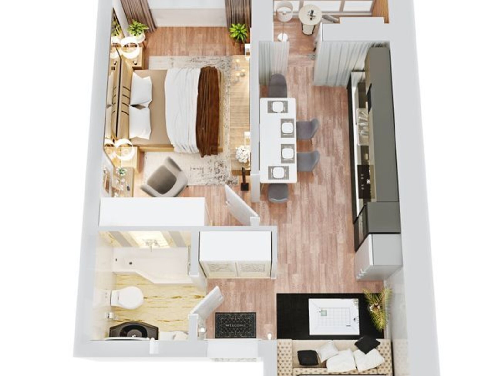 Продажа однокомнатной квартиры в Ирпене, на ул. Университетская 1Т/2, кв. 228, район Ирпень фото 1