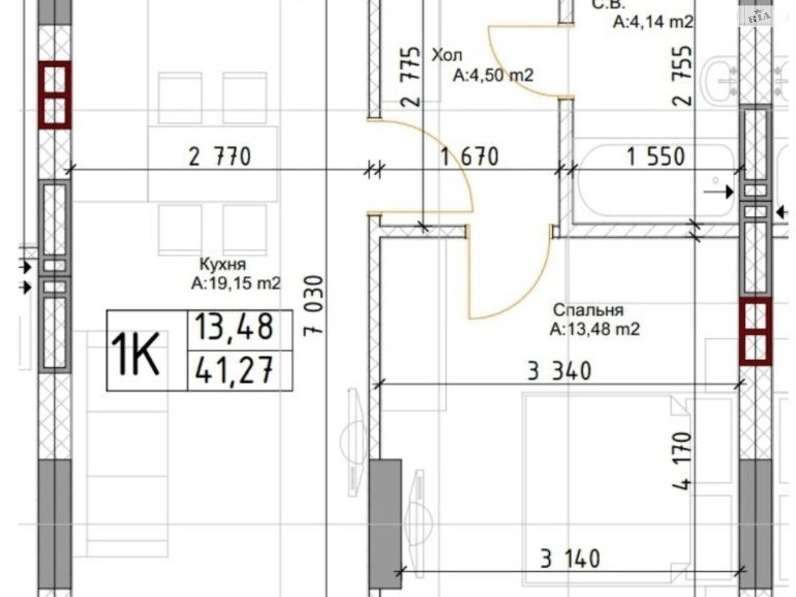 Продаж однокімнатної квартири в Ірпені, на вул. Університетська 1, район Ірпінь фото 1