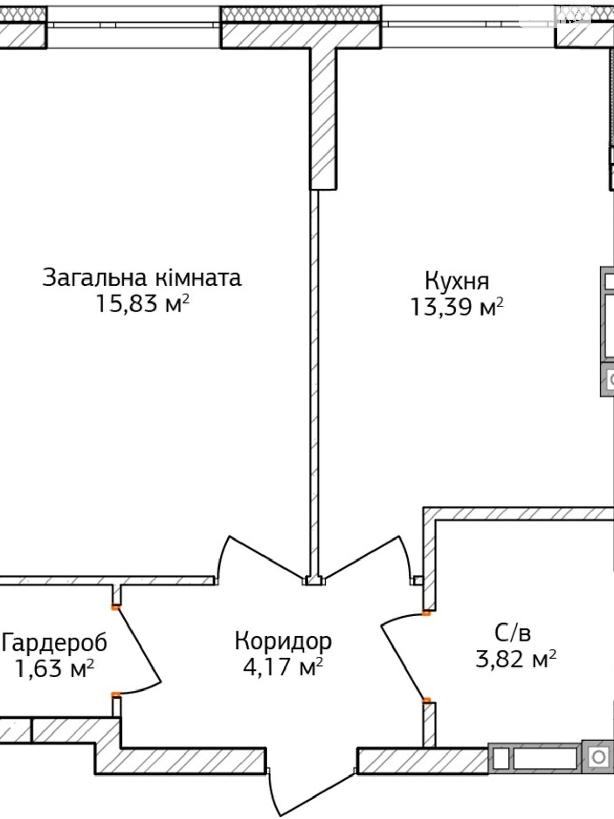 Продаж однокімнатної квартири в Ірпені, на вул. Університетська, район Ірпінь фото 1