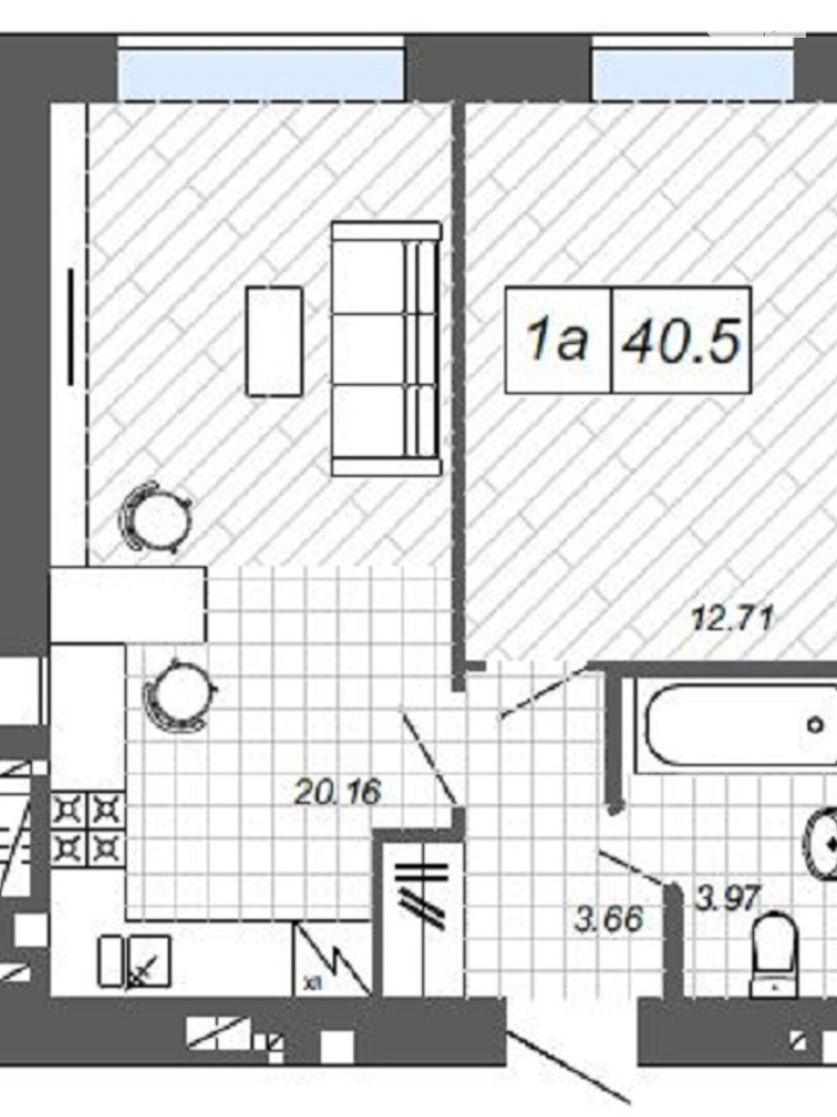 Продажа однокомнатной квартиры в Ирпене, на ул. Василия Стуса 27, кв. 44, район Ирпень фото 1