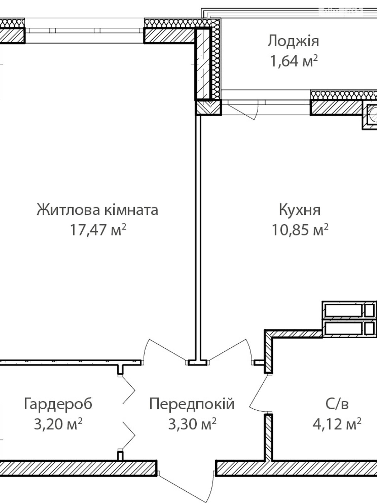 Продажа однокомнатной квартиры в Ирпене, на ул. Кобылянской Ольги, фото 1