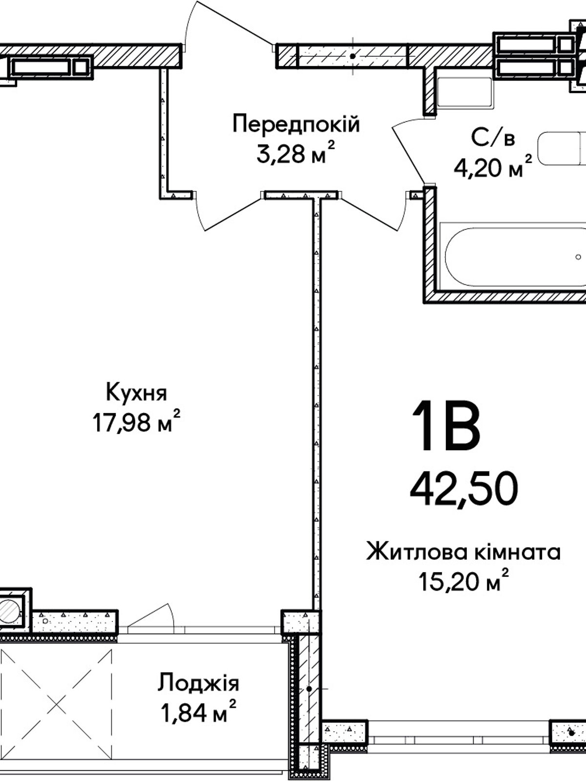 Продажа однокомнатной квартиры в Ирпене, на ул. Кобылянской Ольги, фото 1