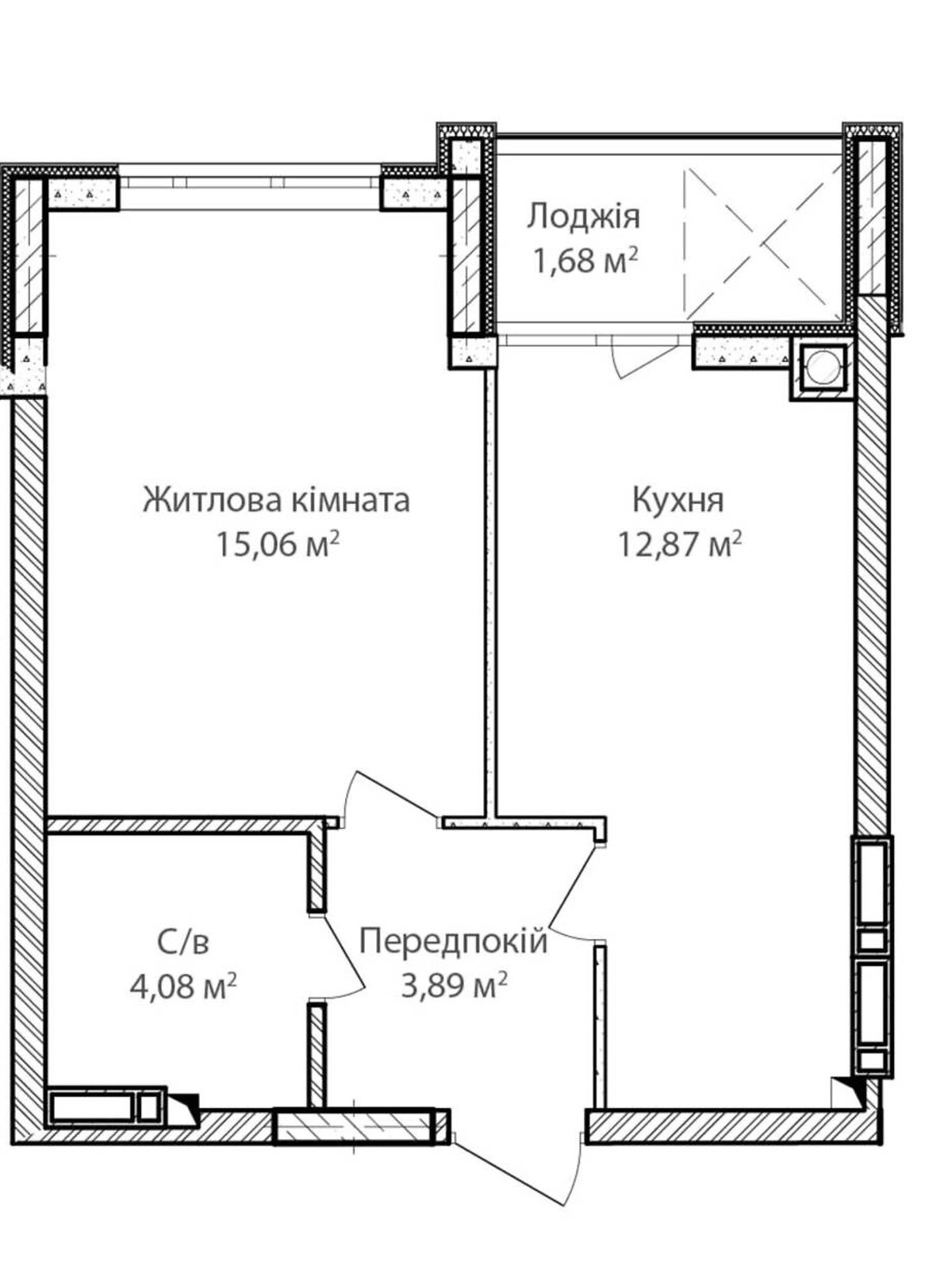 Продажа однокомнатной квартиры в Ирпене, на ул. Кобылянской Ольги, район Ирпень фото 1 Продажа однокомнатной квартиры в Ирпене, на ул. Кобылянской Ольги, район Ирпень фото 1