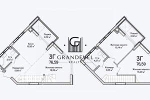 Продажа трехкомнатной квартиры в Ирпене, на ул. Кобылянской Ольги 1В/26, фото 2