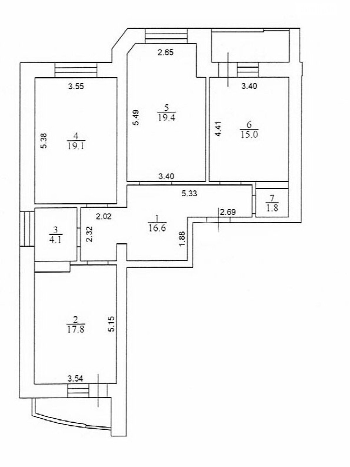 Продажа трехкомнатной квартиры в Ирпене, на ул. Полтавская 69, фото 1