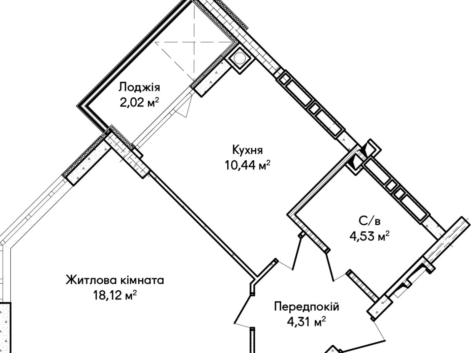 Продажа однокомнатной квартиры в Ирпене, на ул. Ольги Кобылянской 1В/36, фото 1 Продажа однокомнатной квартиры в Ирпене, на ул. Ольги Кобылянской 1В/36, фото 1