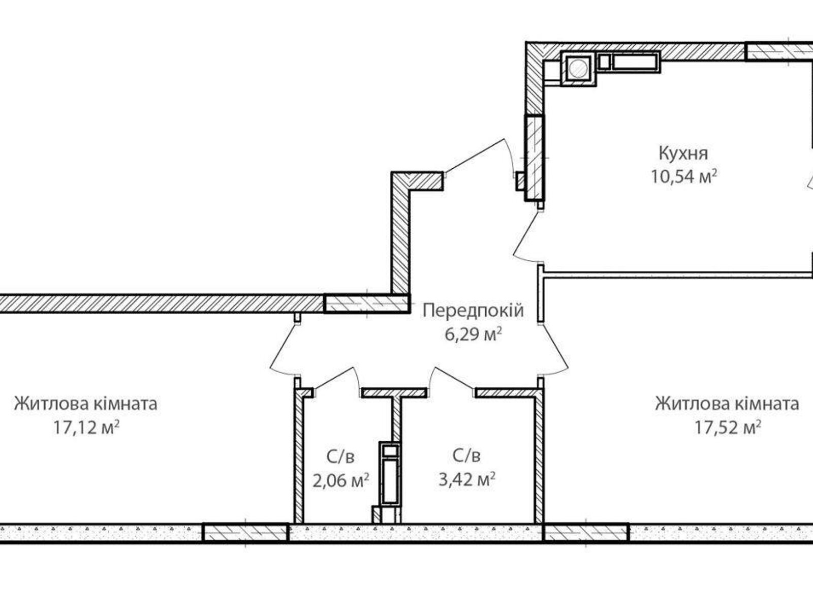 Продаж двокімнатної квартири в Ірпені, на вул. Ольги Кобилянської 1В/8, фото 1 Продаж двокімнатної квартири в Ірпені, на вул. Ольги Кобилянської 1В/8, фото 1