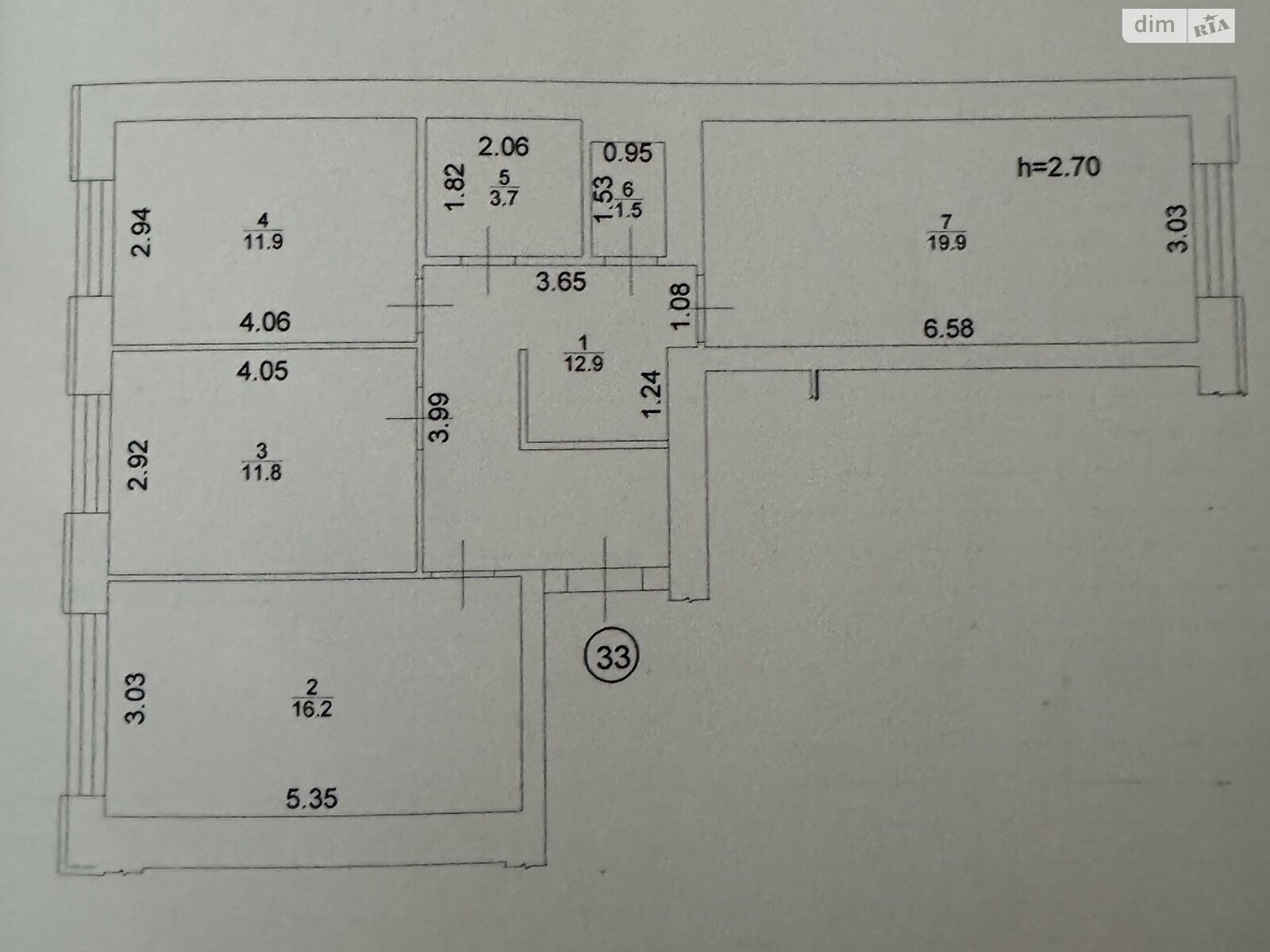 Продаж трикімнатної квартири в Ірпені, на вул. Павленка 56, кв. 33, район Ірпінь фото 1