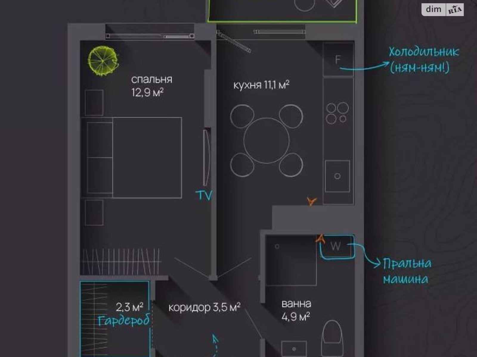 Продажа однокомнатной квартиры в Ивано-Франковске, на ул. Национальной Гвардии 3, район Арсенал фото 1