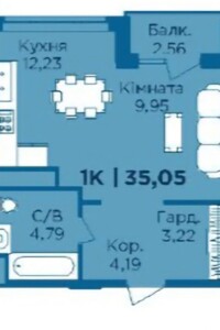 Продажа однокомнатной квартиры в Ивано-Франковске, на ул. Бастионная, район Бам фото 2