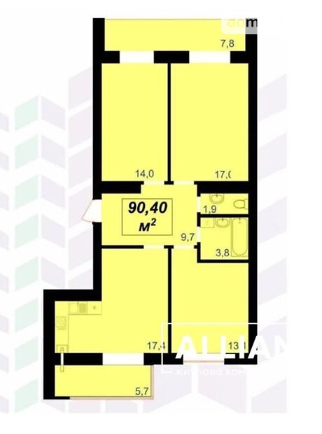 Продажа трехкомнатной квартиры в Ивано-Франковске, на ул. Довженко А. 39, кв. 45, район Бам фото 1 Продажа трехкомнатной квартиры в Ивано-Франковске, на ул. Довженко А. 39, кв. 45, район Бам фото 1