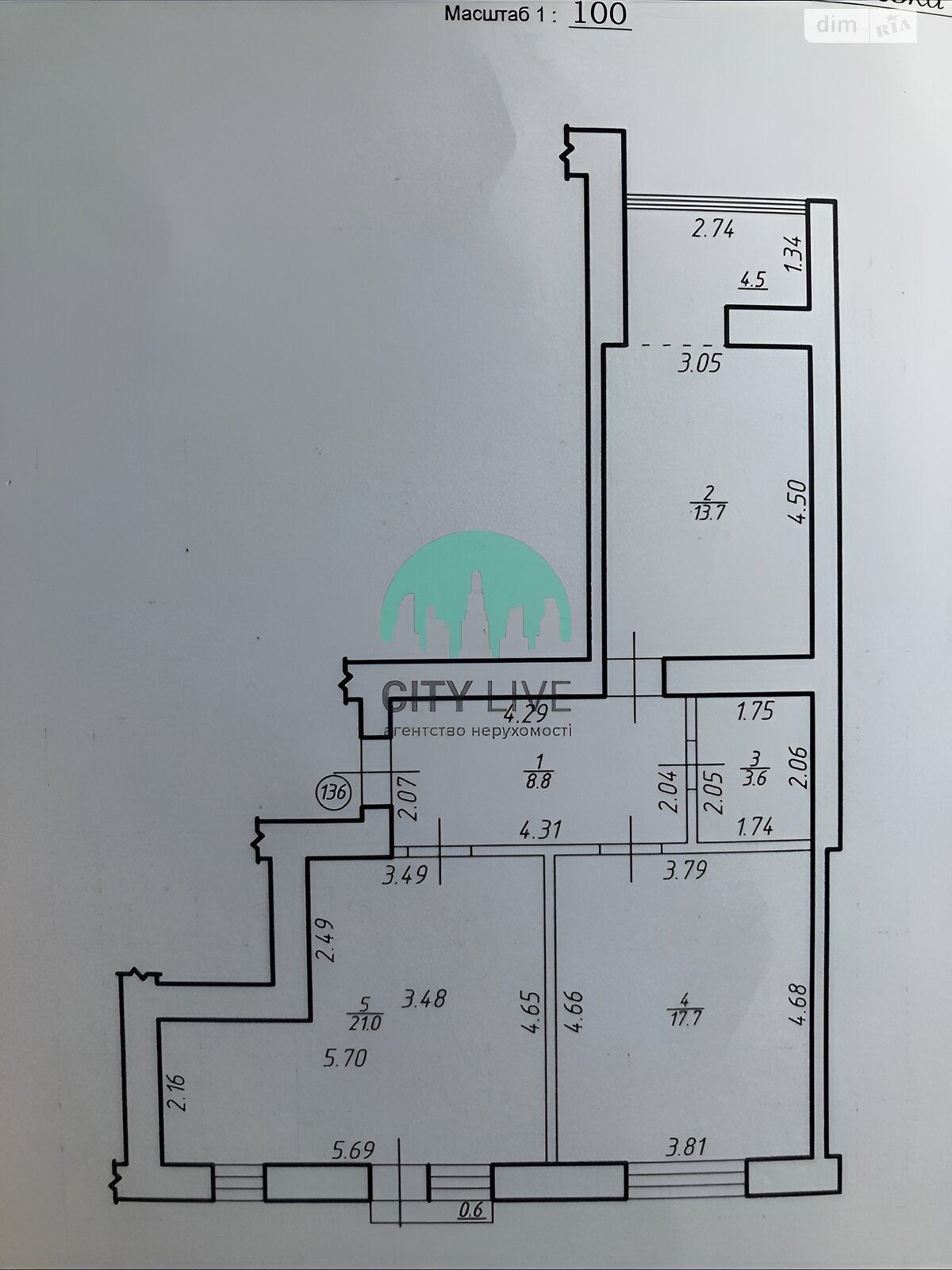 Продажа двухкомнатной квартиры в Ивано-Франковске, на ул. Гетьмана Ивана Мазепы 164 корпус 3, район Бам фото 1