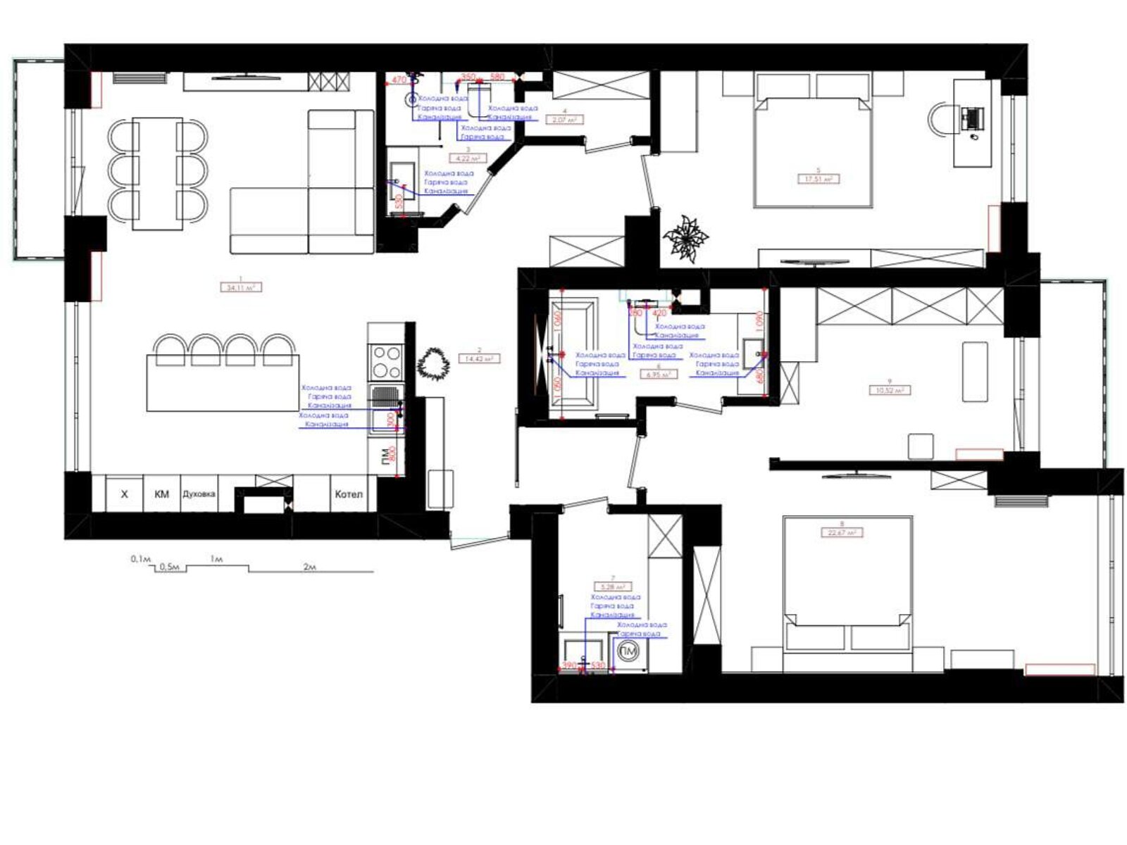 Продажа трехкомнатной квартиры в Ивано-Франковске, на ул. Гетьмана Ивана Мазепы 160А, район Бам фото 1 Продажа трехкомнатной квартиры в Ивано-Франковске, на ул. Гетьмана Ивана Мазепы 160А, район Бам фото 1