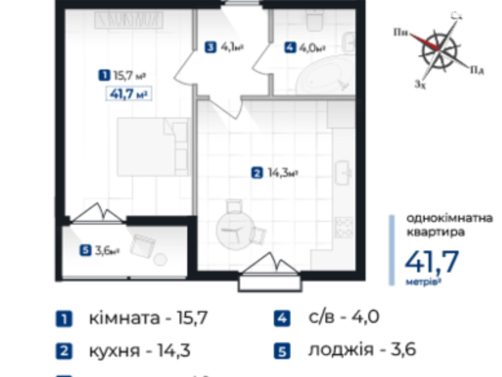 Продажа однокомнатной квартиры в Ивано-Франковске, на ул. Виноградная 175А, район Бам фото 1