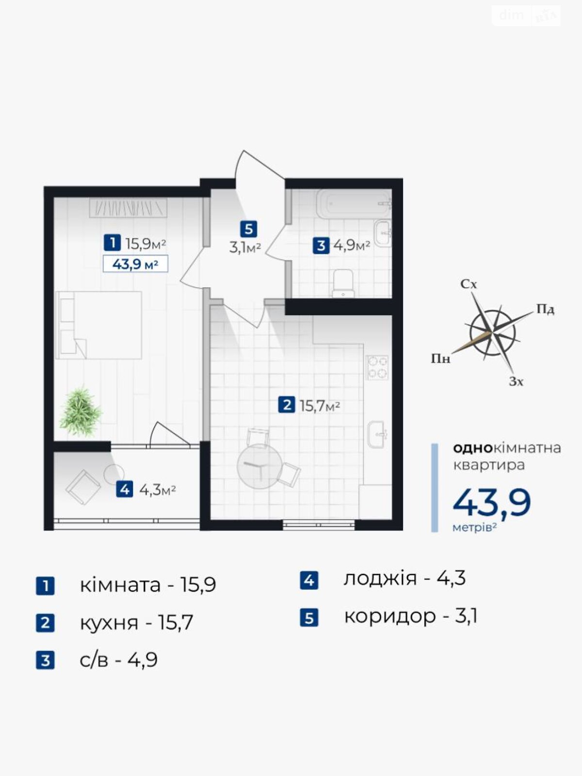 Продажа однокомнатной квартиры в Ивано-Франковске, на ул. Хоткевича Гната, район Братья фото 1 Продажа однокомнатной квартиры в Ивано-Франковске, на ул. Хоткевича Гната, район Братья фото 1