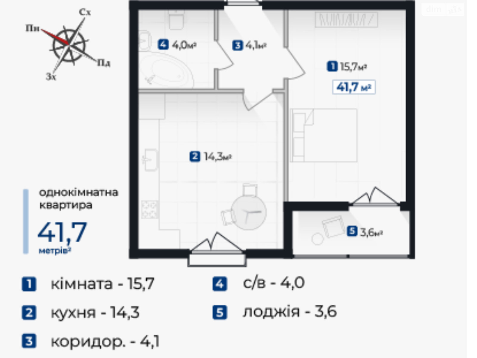 Продаж однокімнатної квартири в Івано-Франківську, на вул. Довженка О., фото 1 Продаж однокімнатної квартири в Івано-Франківську, на вул. Довженка О., фото 1