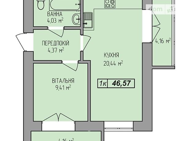 Продажа однокомнатной квартиры в Ивано-Франковске, на ул. Довженко А., район Бам фото 1 Продажа однокомнатной квартиры в Ивано-Франковске, на ул. Довженко А., район Бам фото 1