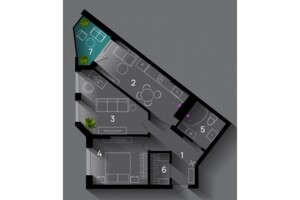 Продажа двухкомнатной квартиры в Ивано-Франковске, на ул. Хриплинская 9, район Майзли фото 2
