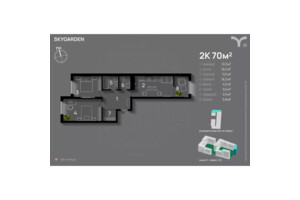 Продажа двухкомнатной квартиры в Ивано-Франковске, на ул. Хриплинская 9, район Майзли фото 2