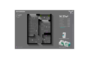 Продажа однокомнатной квартиры в Ивано-Франковске, на ул. Хриплинская 9, район Майзли фото 2