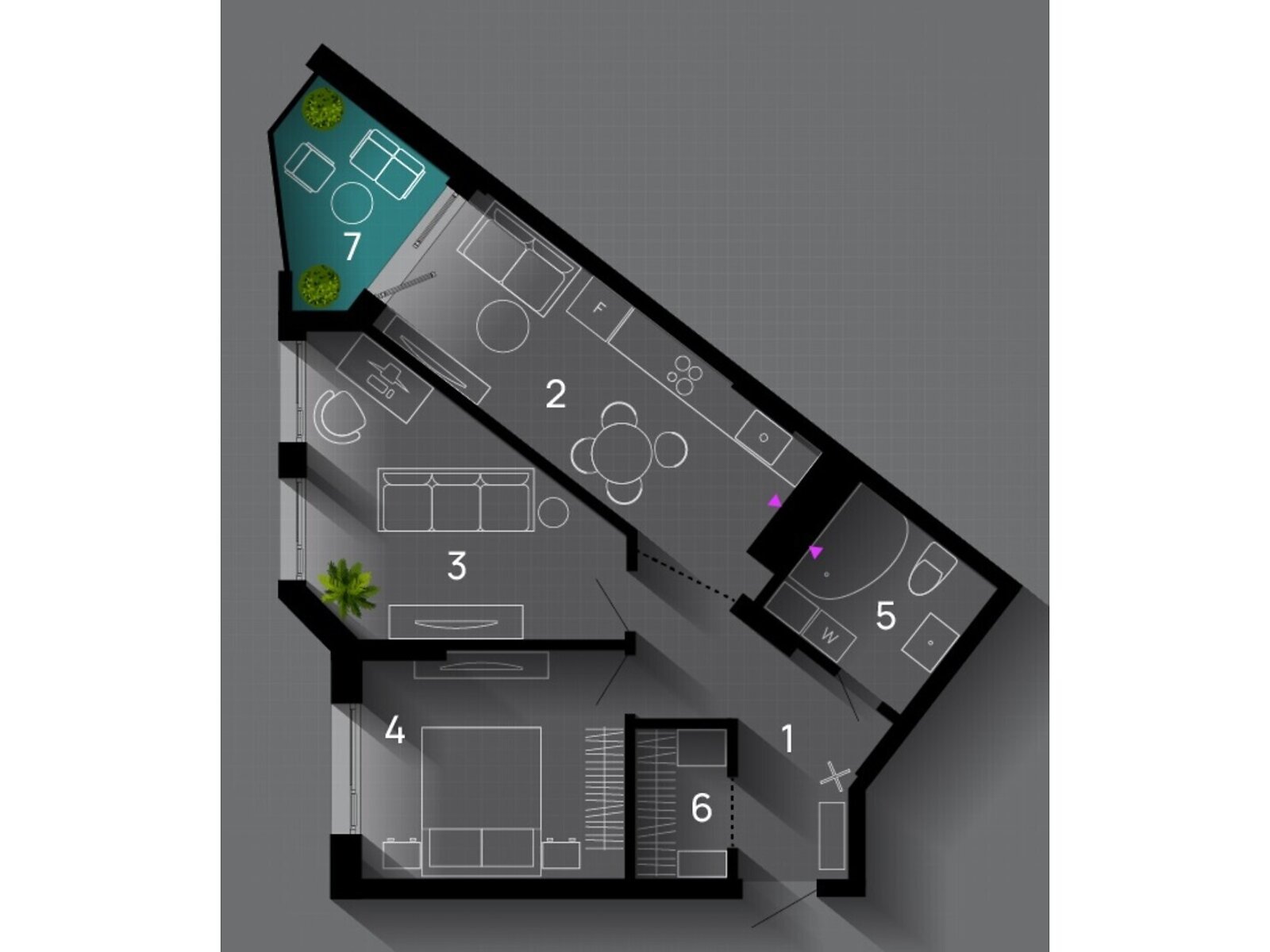 Продажа двухкомнатной квартиры в Ивано-Франковске, на ул. Хриплинская 9, район Майзли фото 1