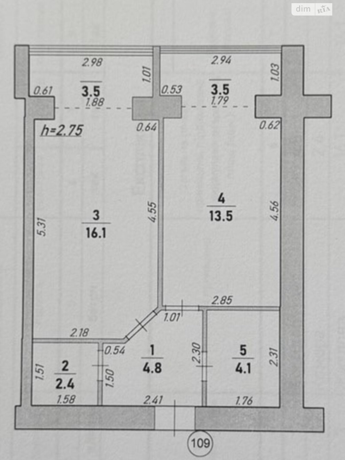 Продажа однокомнатной квартиры в Ивано-Франковске, на ул. Княгинин 44 корпус 19, кв. 109, район Княгинин фото 1 Продажа однокомнатной квартиры в Ивано-Франковске, на ул. Княгинин 44 корпус 19, кв. 109, район Княгинин фото 1