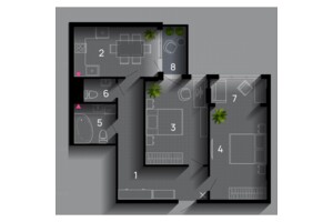 Продаж двокімнатної квартири в Івано-Франківську, на вул. Юліана Пелеша 3, район Княгинин фото 2 Продаж двокімнатної квартири в Івано-Франківську, на вул. Юліана Пелеша 3, район Княгинин фото 2