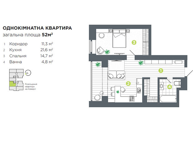Продаж однокімнатної квартири в Івано-Франківську на вул. Бандери Степана район Коновальця Чорновола фото 1 Продаж однокімнатної квартири в Івано-Франківську на вул. Бандери Степана район Коновальця Чорновола фото 1