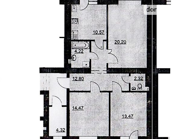 Продажа трехкомнатной квартиры в Ивано-Франковске, на ул. Довженко А. 59, район Криховцы фото 1