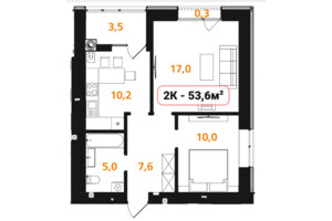 Продаж двокімнатної квартири в Івано-Франківську, на вул. Отця Блавацького 8, район Опришівці фото 2 Продаж двокімнатної квартири в Івано-Франківську, на вул. Отця Блавацького 8, район Опришівці фото 2