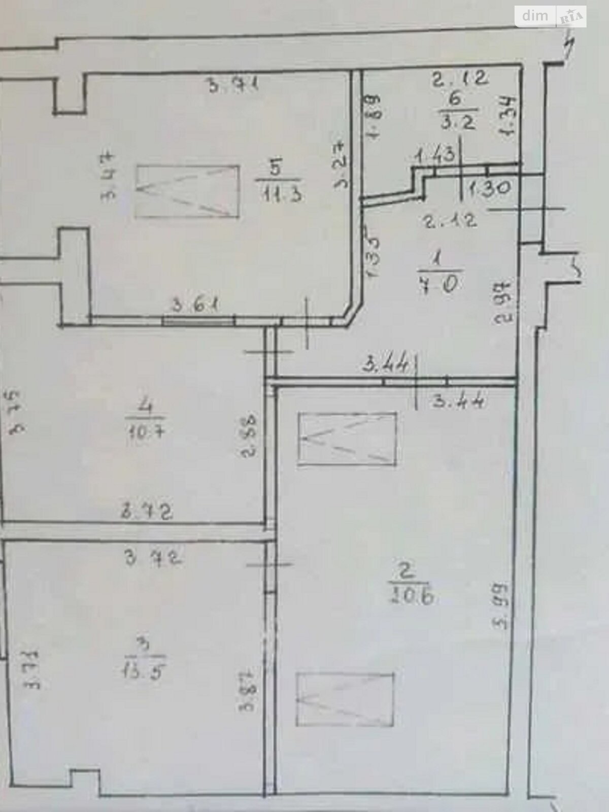 Продажа трехкомнатной квартиры в Ивано-Франковске, на ул. Вовчинецька, район Позитрон фото 1