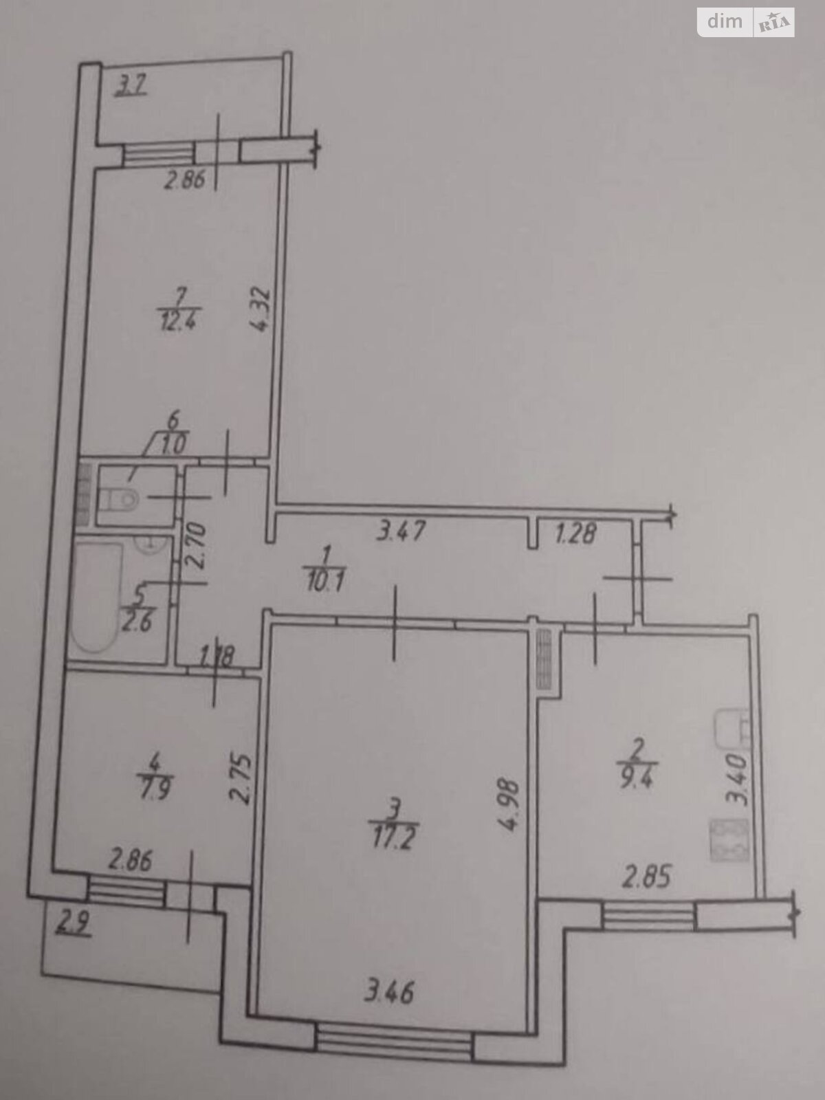 Продаж трикімнатної квартири в Івано-Франківську, на вул. Вовчинецька, район Позитрон фото 1 Продаж трикімнатної квартири в Івано-Франківську, на вул. Вовчинецька, район Позитрон фото 1