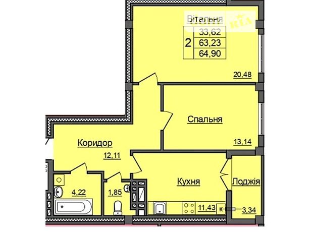 Продажа двухкомнатной квартиры в Ивано-Франковске, на ул. Хмельницкого Богдана 73а район Позитрон фото 1 Продажа двухкомнатной квартиры в Ивано-Франковске, на ул. Хмельницкого Богдана 73а район Позитрон фото 1