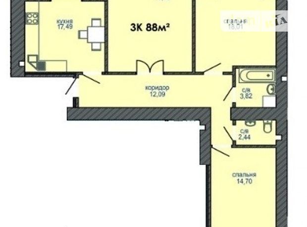 Продажа трехкомнатной квартиры в Ивано-Франковске, на ул. Сеченова фото 1 Продажа трехкомнатной квартиры в Ивано-Франковске, на ул. Сеченова фото 1