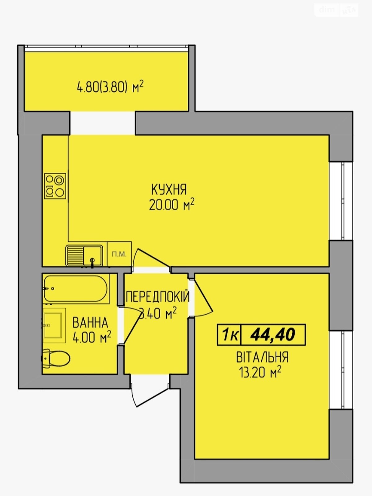 Продажа однокомнатной квартиры в Ивано-Франковске, на ул. Мира 100, кв. 52, район undefined фото 1 Продажа однокомнатной квартиры в Ивано-Франковске, на ул. Мира 100, кв. 52, район undefined фото 1