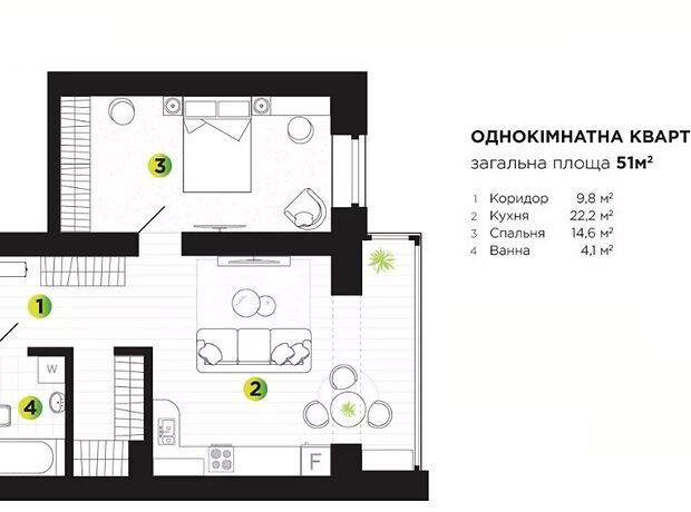 Продаж однокімнатної квартири в Івано-Франківську на вул. Бандери Степана 79, кв. 13, район Центр фото 1 Продаж однокімнатної квартири в Івано-Франківську на вул. Бандери Степана 79, кв. 13, район Центр фото 1