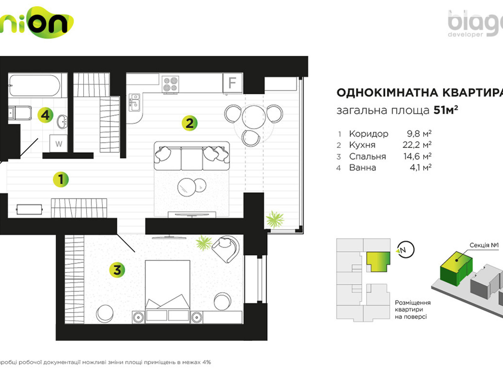 Продаж двокімнатної квартири в Івано-Франківську, на вул. Бандери Степана 79, район Центр фото 1