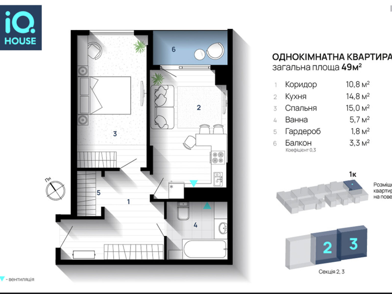 Продаж однокімнатної квартири в Івано-Франківську, на вул. Флотська 10Б, район Центр фото 1 Продаж однокімнатної квартири в Івано-Франківську, на вул. Флотська 10Б, район Центр фото 1