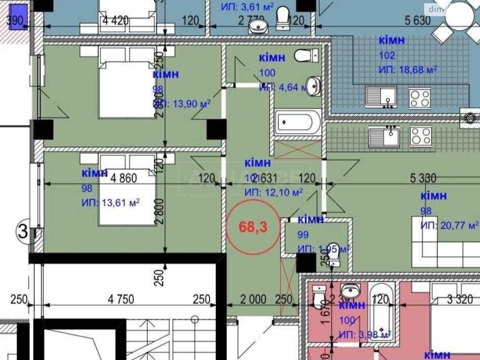 Продажа двухкомнатной квартиры в Ивано-Франковске, на ул. Гетьмана Ивана Мазепы 160А, кв. 170, район Центр фото 1 Продажа двухкомнатной квартиры в Ивано-Франковске, на ул. Гетьмана Ивана Мазепы 160А, кв. 170, район Центр фото 1