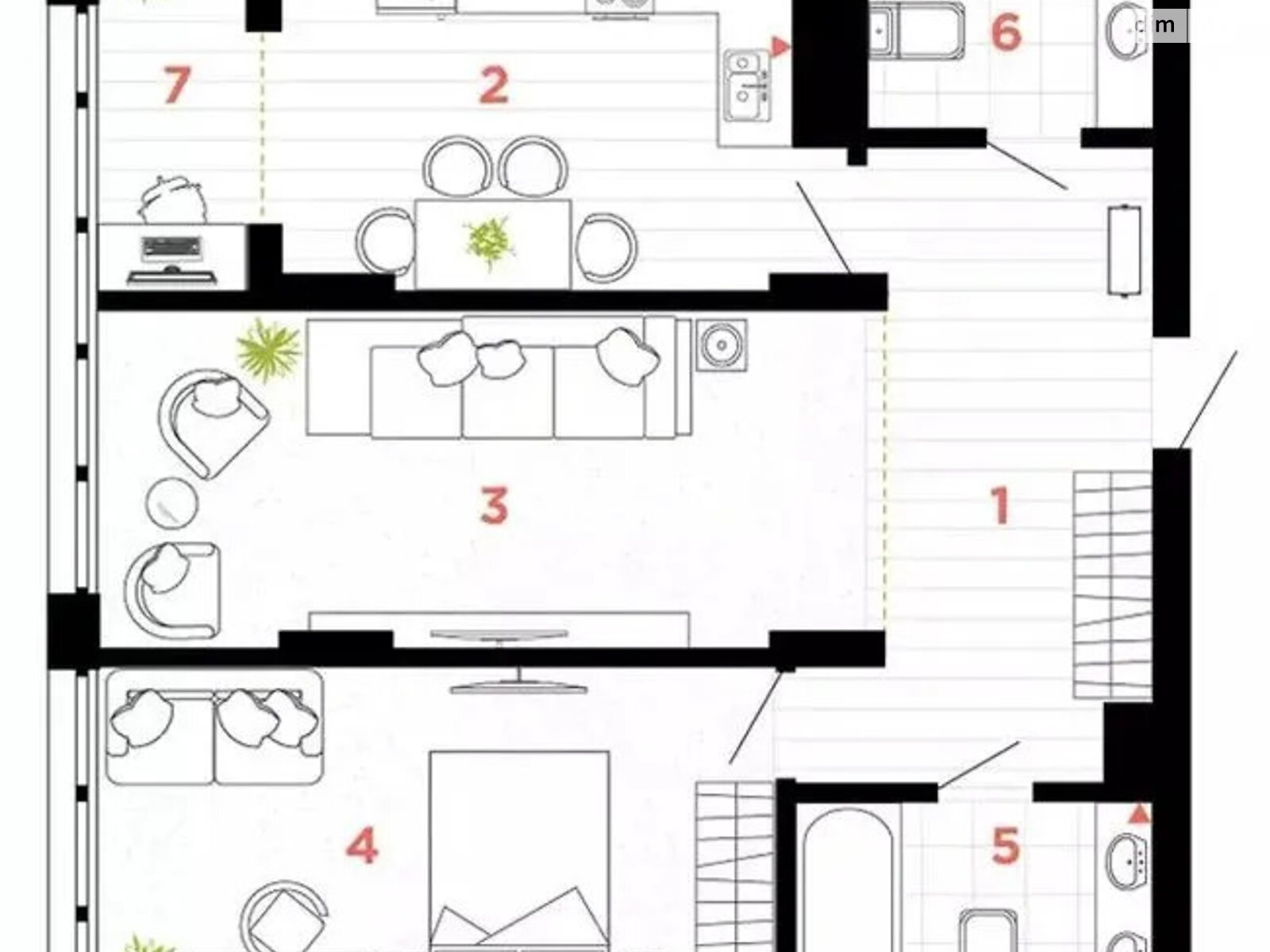 Продажа двухкомнатной квартиры в Ивано-Франковске, на ул. Крайковского, район Центр фото 1 Продажа двухкомнатной квартиры в Ивано-Франковске, на ул. Крайковского, район Центр фото 1