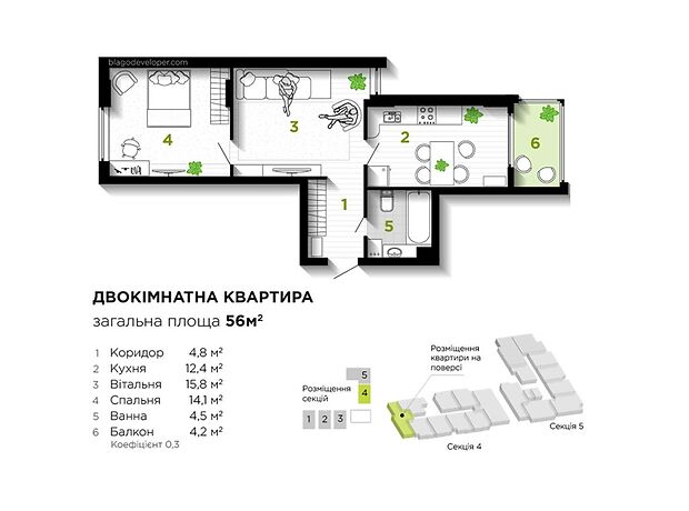 Продажа двухкомнатной квартиры в Ивано-Франковске, на ул. Бандеры Степана 79 район Центр фото 1 Продажа двухкомнатной квартиры в Ивано-Франковске, на ул. Бандеры Степана 79 район Центр фото 1